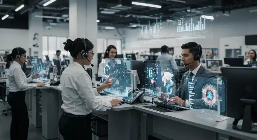 AI Customer Service: US Retailers Cut Costs 15% by 2025