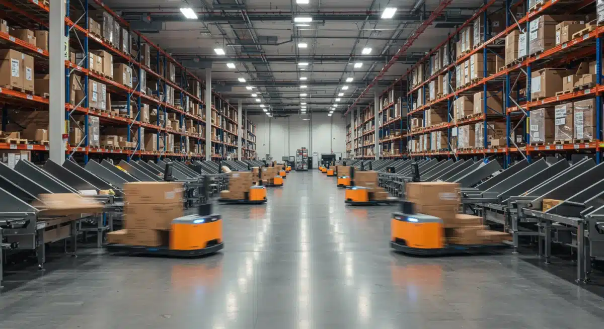 Automated warehouse sorting e-commerce returns efficiently