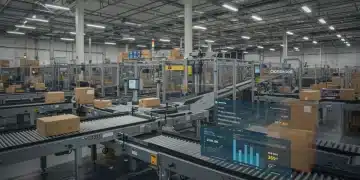 Automated warehouse with BigCommerce shipping integration dashboard