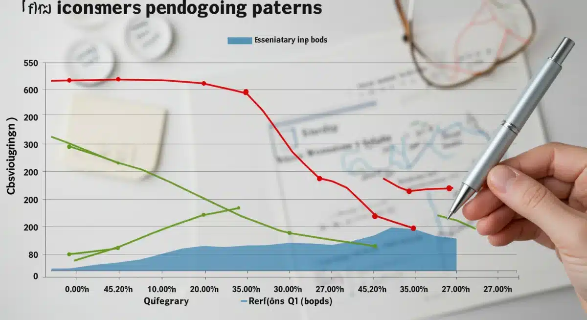 Shifting consumer spending patterns due to inflation in Q1 2025