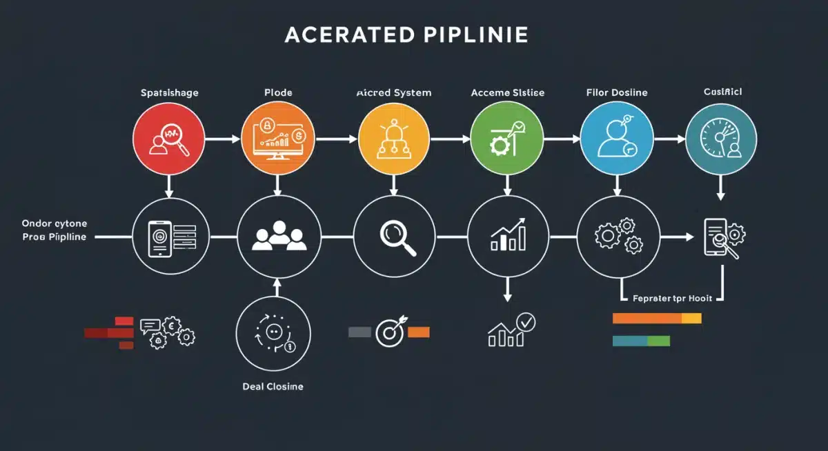 Visualizing an optimized sales pipeline with accelerated deal flow
