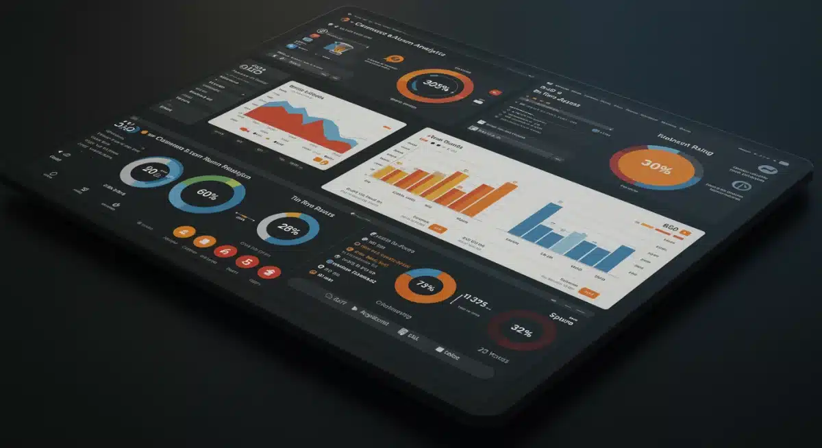 E-commerce returns analytics dashboard with data visualizations