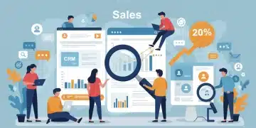 Sales team analyzing CRM dashboard to boost pipeline growth