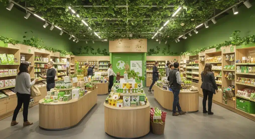 Sustainable Retail Practices: US Trends & 2025 Outlook